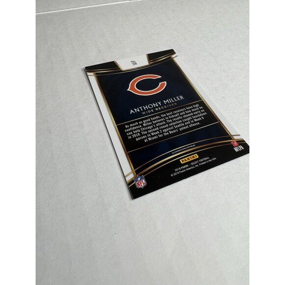 Anthony Miller 2018 Select Concourse Silver Prizm RC Chicago Bears #38 Rookie - Picture 5 of 6